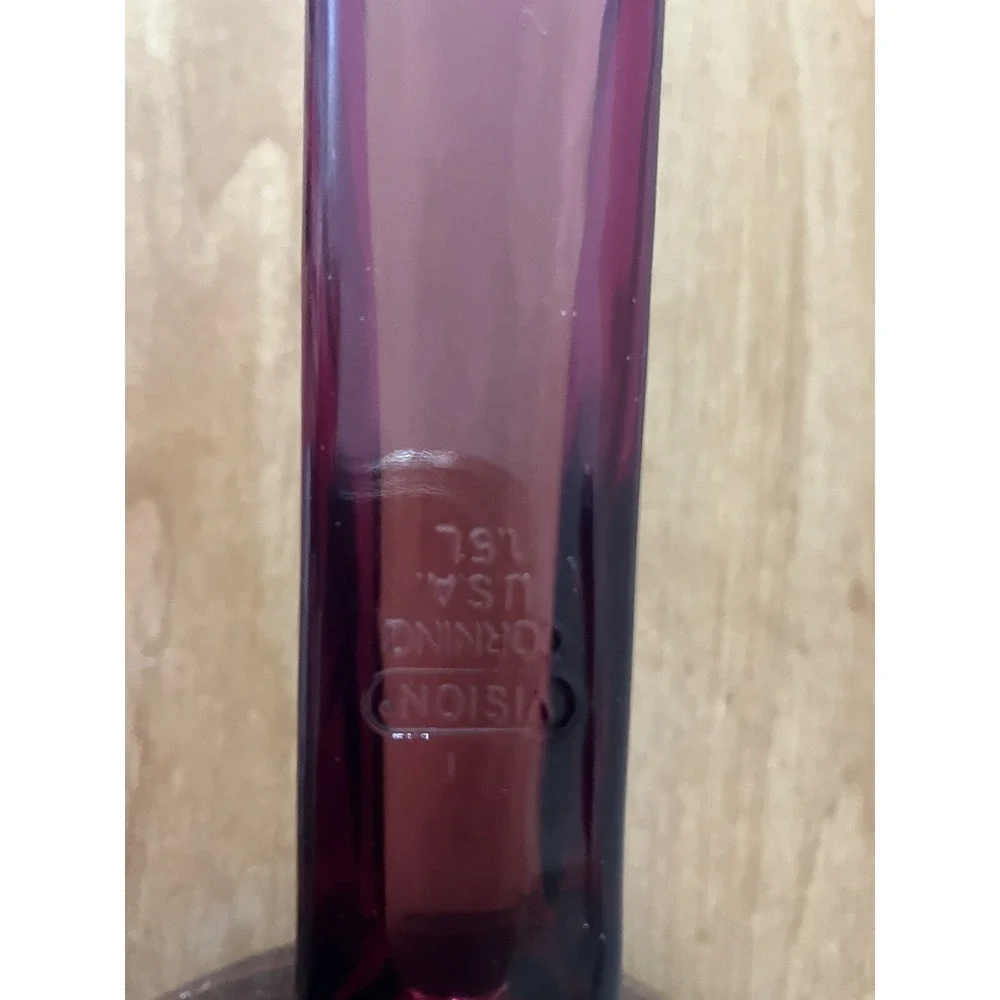 Vision Pyrex Corning Cranberry Cookware 1.5L Nonstick SAUCE PAN POT With Lid